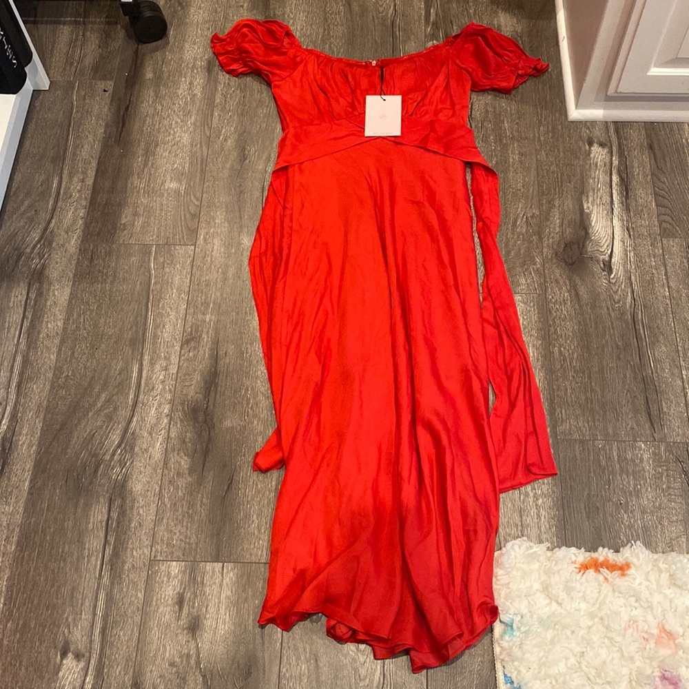 Hello Molly, Red Formal Dress, Ankle To Floor Length Gown, Womens Size 4, Tags